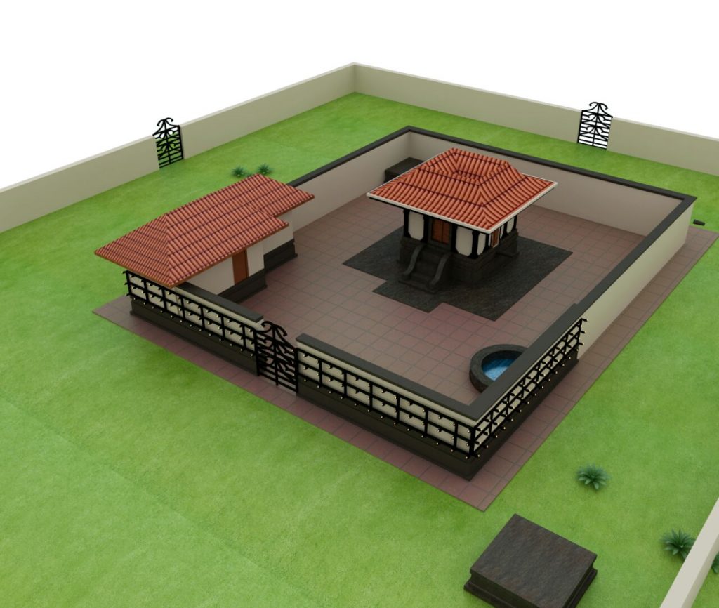 Plan view of New temple